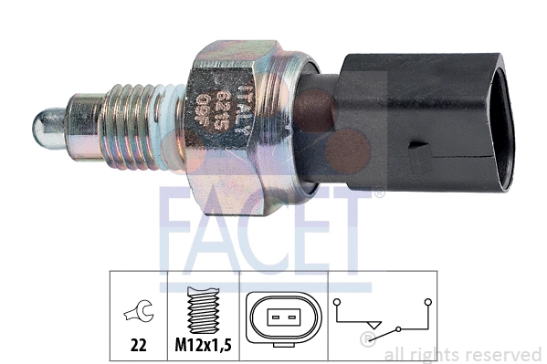 Switch, reverse light (7.6215)