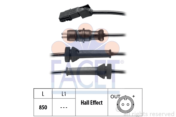 Sensor, wheel speed (21.0052)