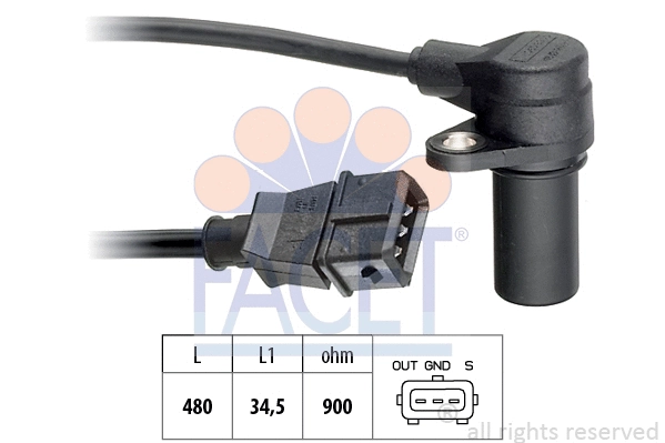 Sensor, crankshaft pulse (9.0168)
