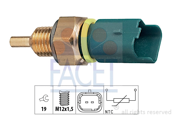 Sensor, coolant temperature (7.3276)