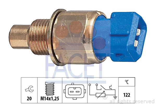 Sensor, coolant temperature (7.3552)