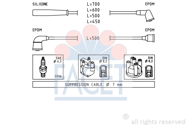Ignition Cable Kit (4.9398)
