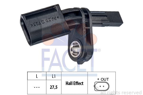 Sensor, wheel speed (21.0006)