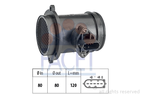 Mass Air Flow Sensor (10.1443)