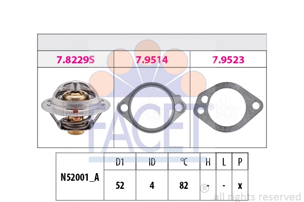 Thermostat, coolant (7.8229)