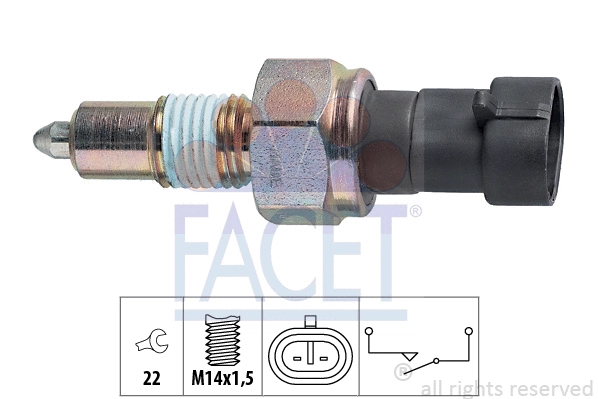 Switch, reverse light (7.6067)