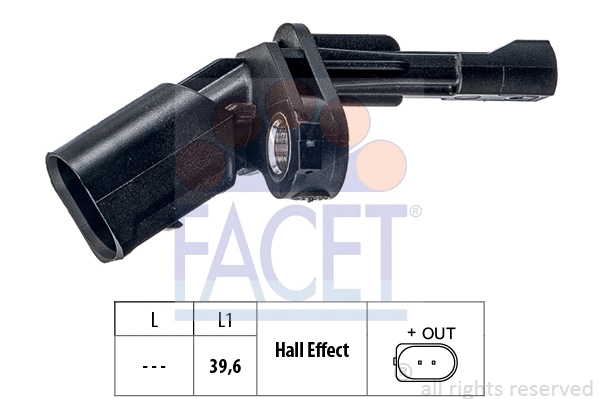 Sensor, wheel speed (21.0175)