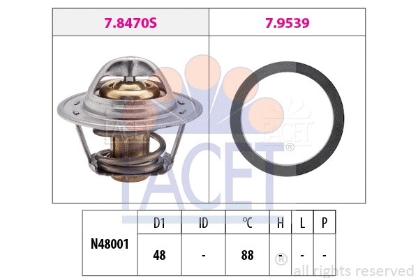 Thermostat, coolant (7.8470)