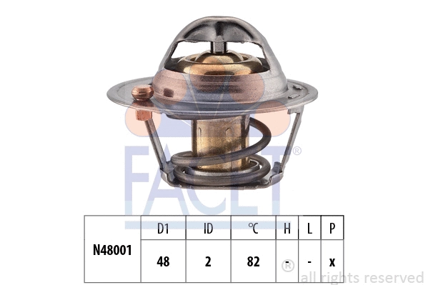 Thermostat, coolant (7.8691S)