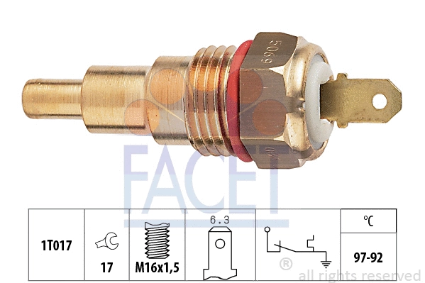 Temperature Switch, radiator fan (7.5069)