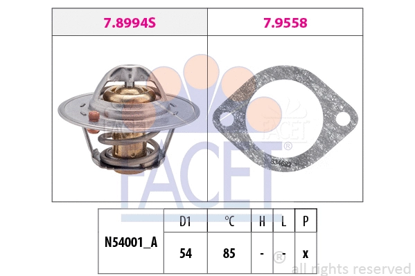 Thermostat, coolant (7.8994)