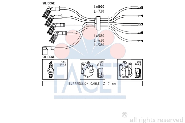 Ignition Cable Kit (4.8716)
