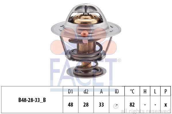 Thermostat, coolant (7.8319S)