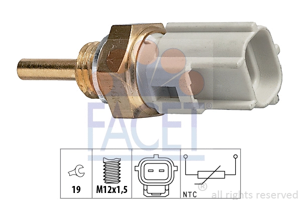 Sensor, coolant temperature (7.3323)