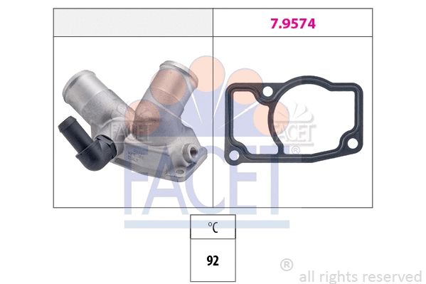 Thermostat, coolant (7.8343S)