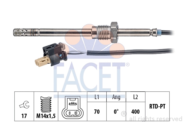 Sensor, exhaust gas temperature (22.0209)