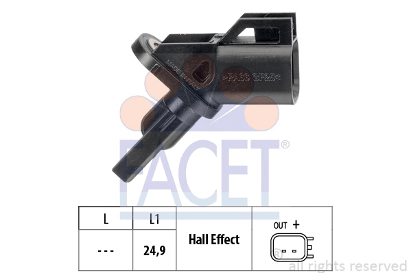 Sensor, wheel speed (21.0005)