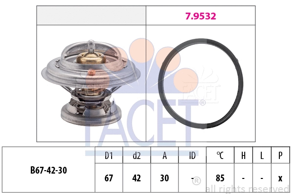 Thermostat, coolant (7.8280)