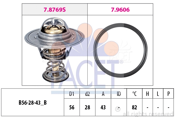 Thermostat, coolant (7.8413)