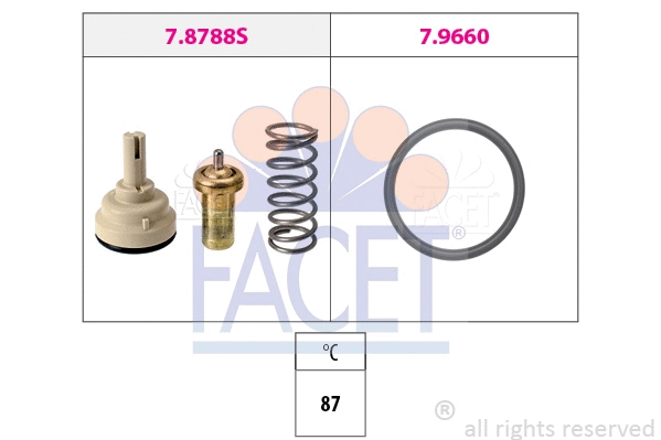Thermostat, coolant (7.8788)