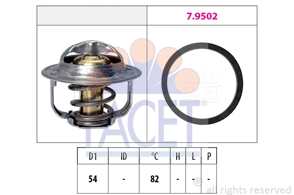 Thermostat, coolant (7.8800)