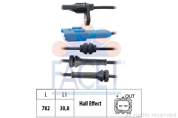 Sensor, wheel speed (21.0061)