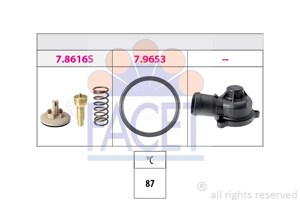 Thermostat, coolant (7.8617K)