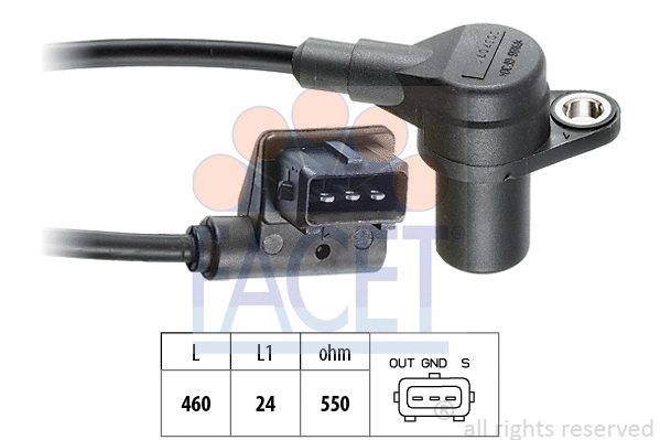 Sensor, crankshaft pulse (9.0057)
