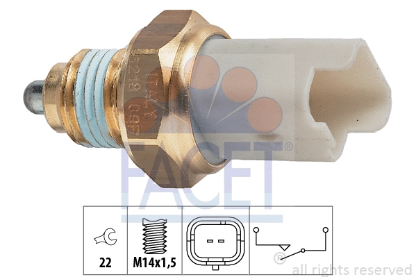 Switch, reverse light (7.6218)