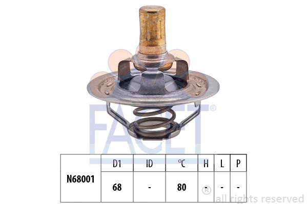 Thermostat, coolant (7.8309S)