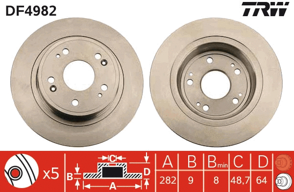 Brake Disc (DF4982)