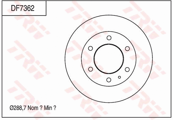Brake Disc (DF7362)