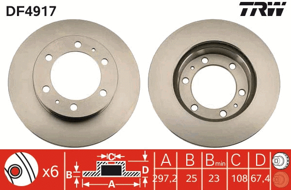 Brake Disc (DF4917)
