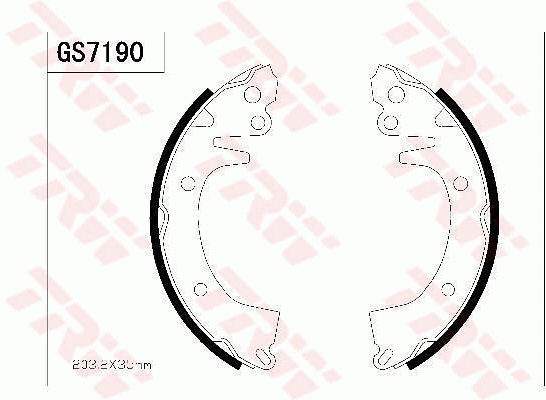Brake Shoe Set