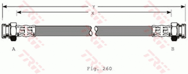 Brake Hose (PHA368)