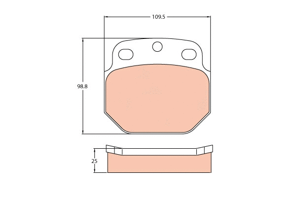 Brake Pad Set, disc brake (GDB5061)