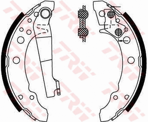Brake Shoe Set (GS8166)