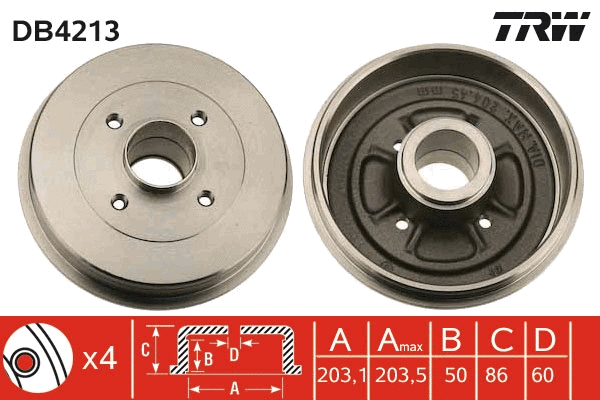 Brake Drum (DB4213)