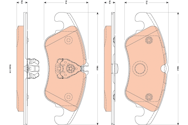 Brake Pad Set, disc brake (GDB1833)