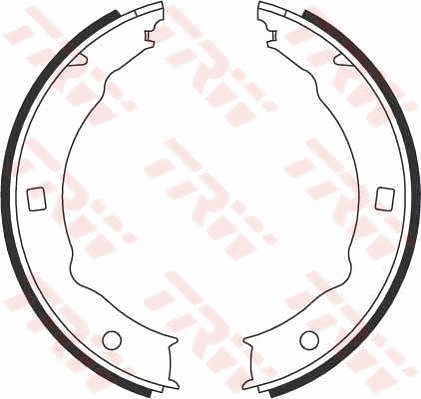 Brake Shoe Set, parking brake (GS8683)