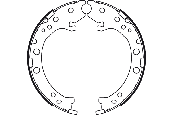 Brake Shoe Set, parking brake