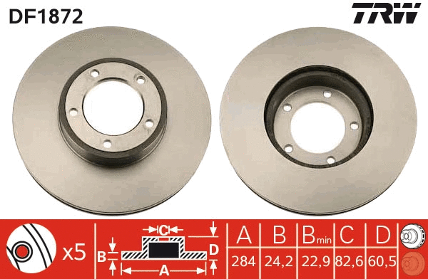 Brake Disc (DF1872)
