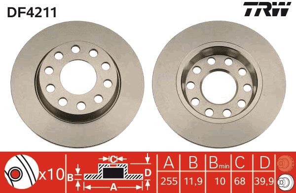 Brake Disc (DF4211)