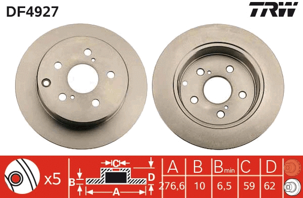 Brake Disc (DF4927)