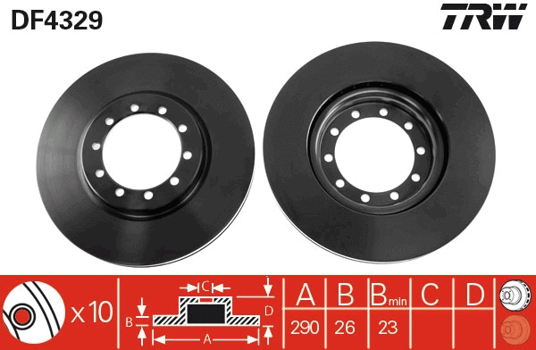 Brake Disc (DF4329)