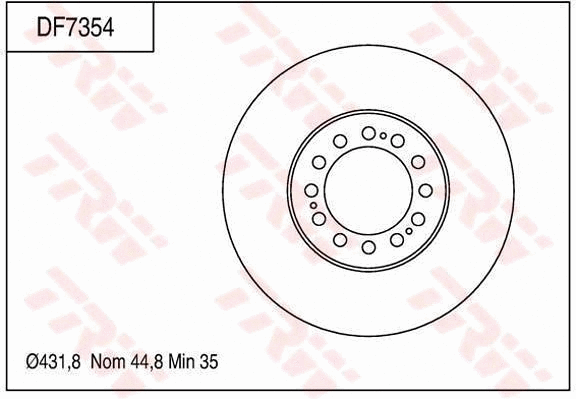 Brake Disc (DF7354)