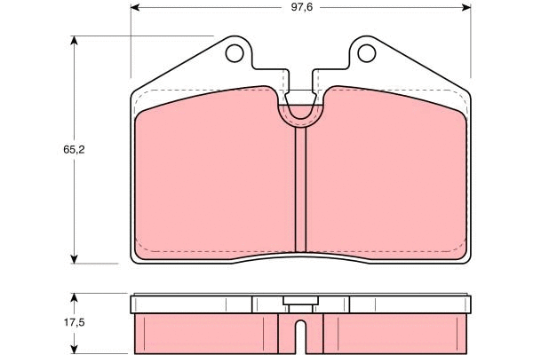 Brake Pad Set, disc brake (GDB379)