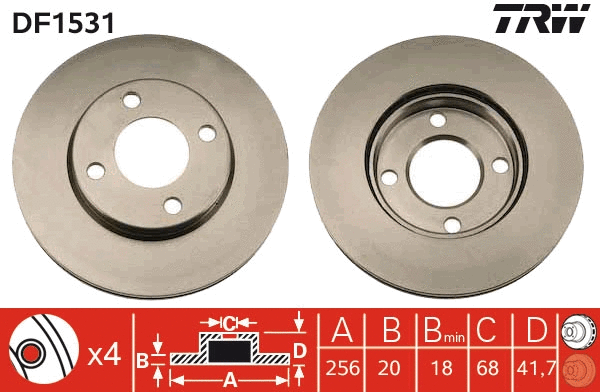 Brake Disc (DF1531)
