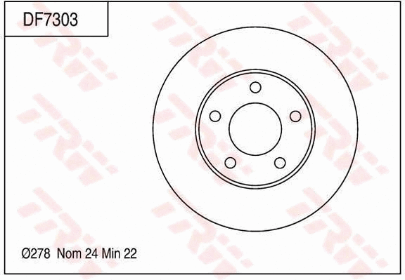 Brake Disc (DF7303)