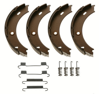 Brake Shoe Set, parking brake (GS8466)